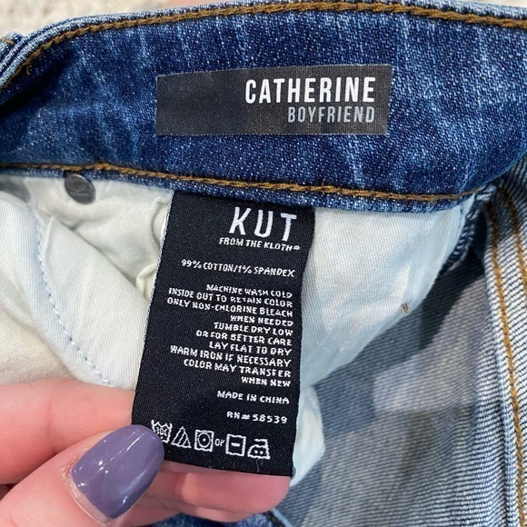 Kut from the‎ Kloth Catherine Boyfriend Jean size 10 - Picture 10 of 10